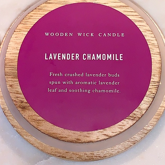 DW HOME CANDLE LAVENDER CHAMOMILE RICHLY SCENTED WOOD WICK NEW 11.5oz - Picture 4 of 5
